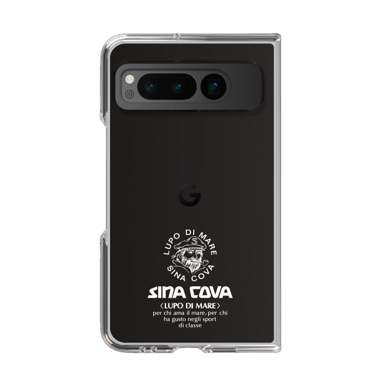 Clear Case［ SINA COVA - Logo - White ］