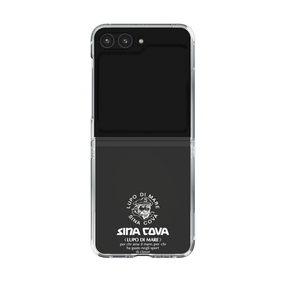 Clear Case［ SINA COVA - Logo - White ］