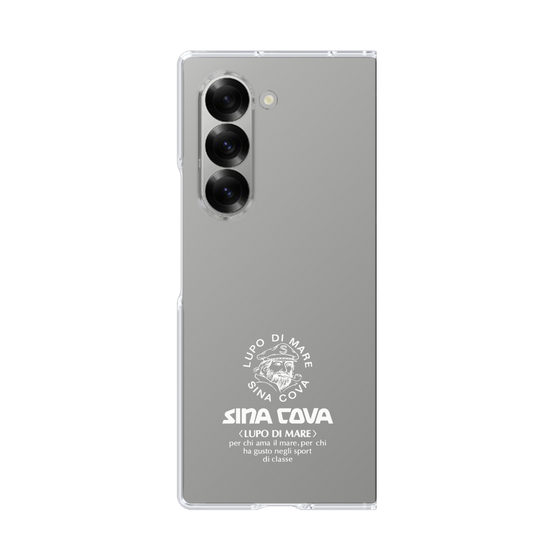 Clear Case［ SINA COVA - Logo - White ］