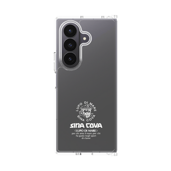 Clear Case［ SINA COVA - Logo - White ］