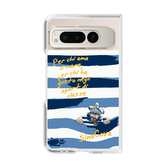 Clear Case［ SINA COVA - Border Stripes ］
