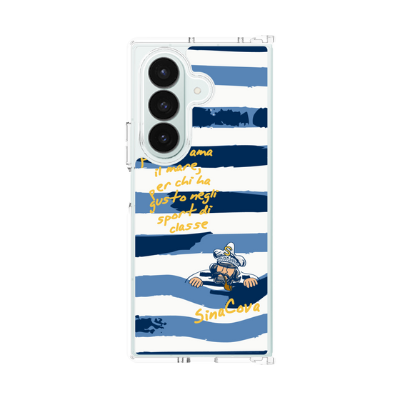 Clear Case［ SINA COVA - Border Stripes ］