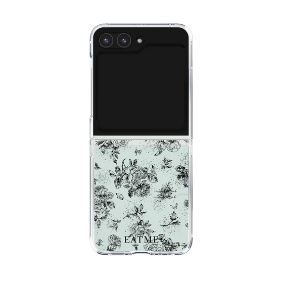 Clear Case［ EATME - Toile de Jouy - White ］