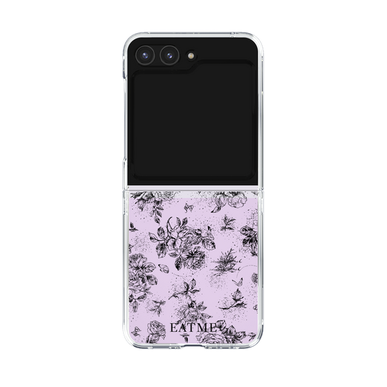 Clear Case［ EATME - Toile de Jouy - White ］