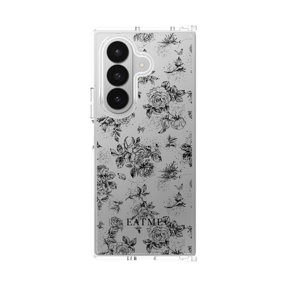 Clear Case［ EATME - Toile de Jouy - White ］