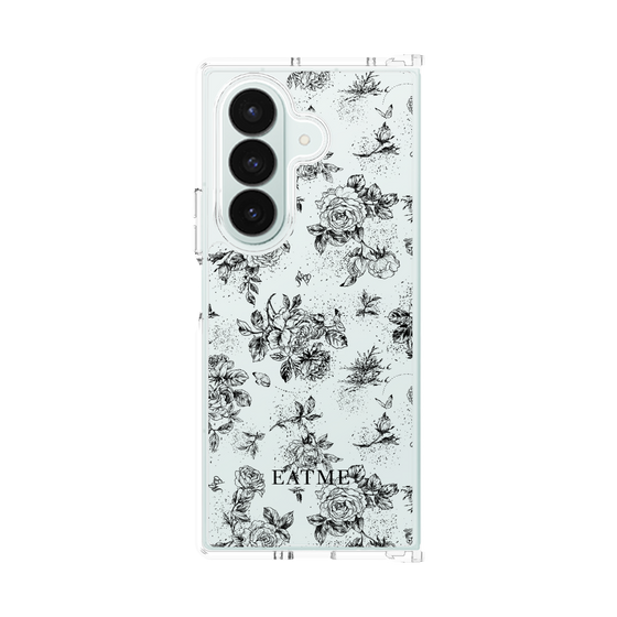 Clear Case［ EATME - Toile de Jouy - White ］