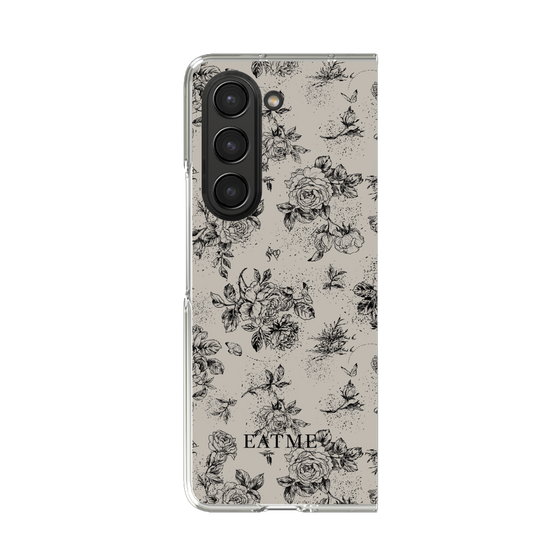 Clear Case［ EATME - Toile de Jouy - Gray ］