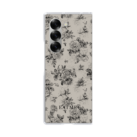 Clear Case［ EATME - Toile de Jouy - Gray ］