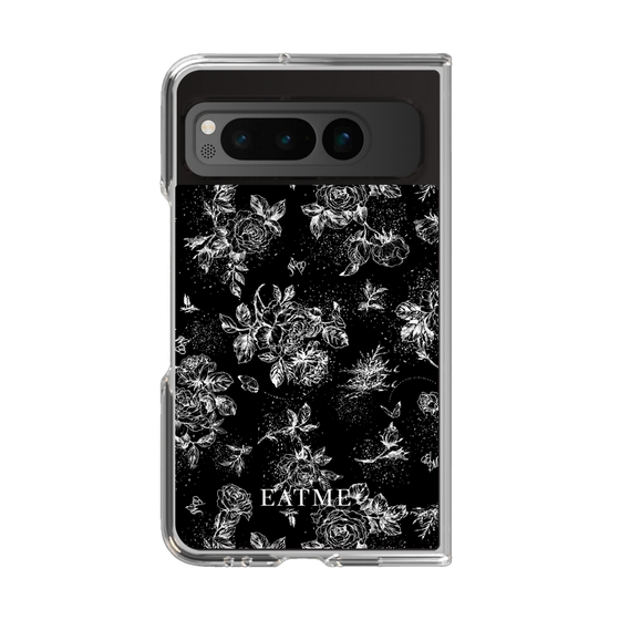 Clear Case［ EATME - Toile de Jouy - Black ］