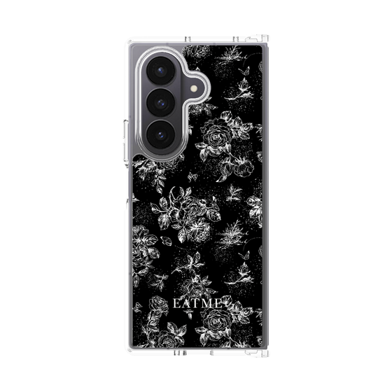 Clear Case［ EATME - Toile de Jouy - Black ］