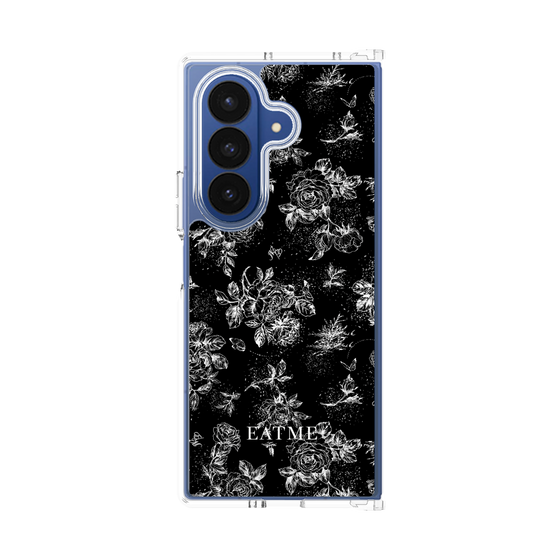 Clear Case［ EATME - Toile de Jouy - Black ］