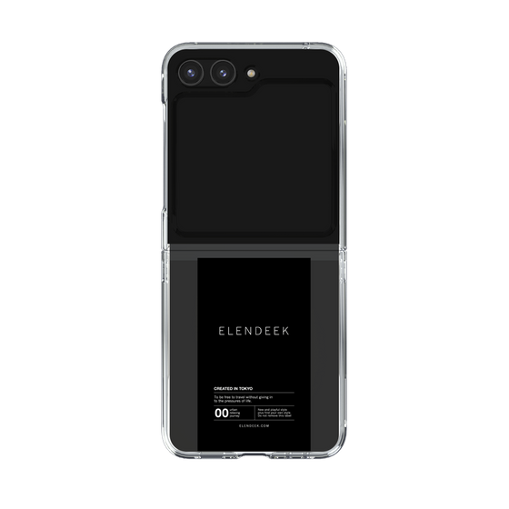 Clear Case［ ELENDEEK - Logo Sticker - Black ］