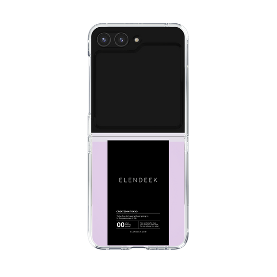 Clear Case［ ELENDEEK - Logo Sticker - Black ］