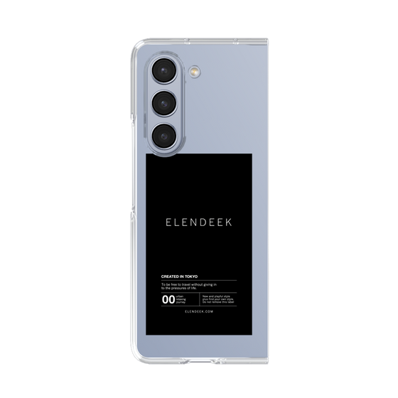 Clear Case［ ELENDEEK - Logo Sticker - Black ］