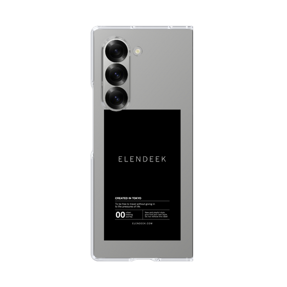 Clear Case［ ELENDEEK - Logo Sticker - Black ］