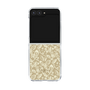 Clear Case［ Ungrid - FlowerPrint - Beige ］