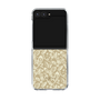 Clear Case［ Ungrid - FlowerPrint - Beige ］