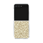 Clear Case［ Ungrid - FlowerPrint - Beige ］