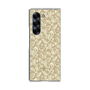 Clear Case［ Ungrid - FlowerPrint - Beige ］