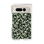 Clear Case［ Ungrid - FlowerPrint - Black ］