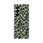 Clear Case［ Ungrid - FlowerPrint - Black ］