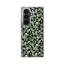 Clear Case［ Ungrid - FlowerPrint - Black ］