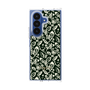 Clear Case［ Ungrid - FlowerPrint - Black ］