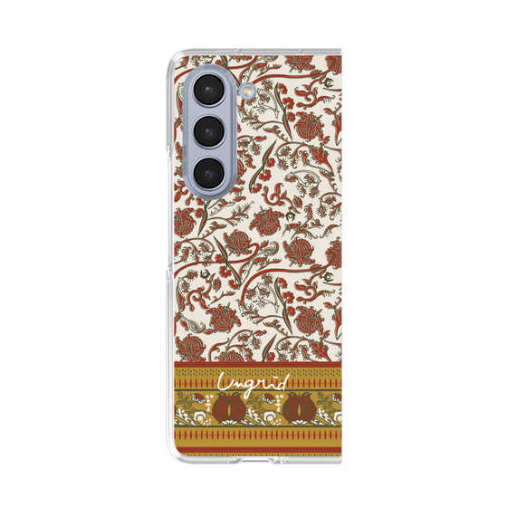 Clear Case［ Ungrid - VintageFlower - Red ］