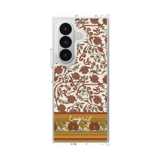 Clear Case［ Ungrid - VintageFlower - Red ］