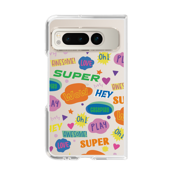 Clear Case［ Original - Colorful Moji ］