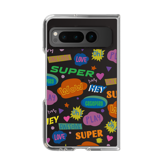 Clear Case［ Original - Colorful Moji ］