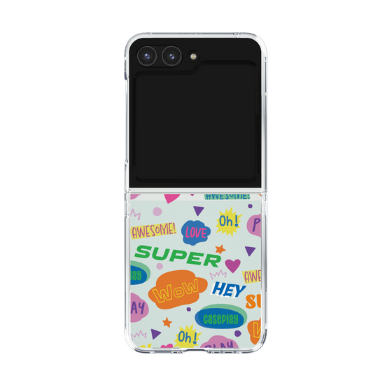 Clear Case［ Original - Colorful Moji ］