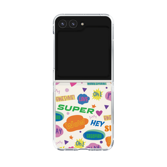 Clear Case［ Original - Colorful Moji ］
