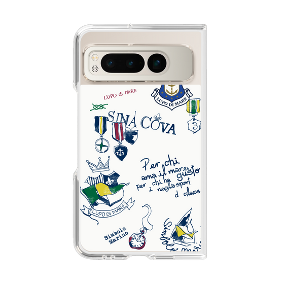 Clear Case［ SINA COVA - All-Over Marine Motif ］