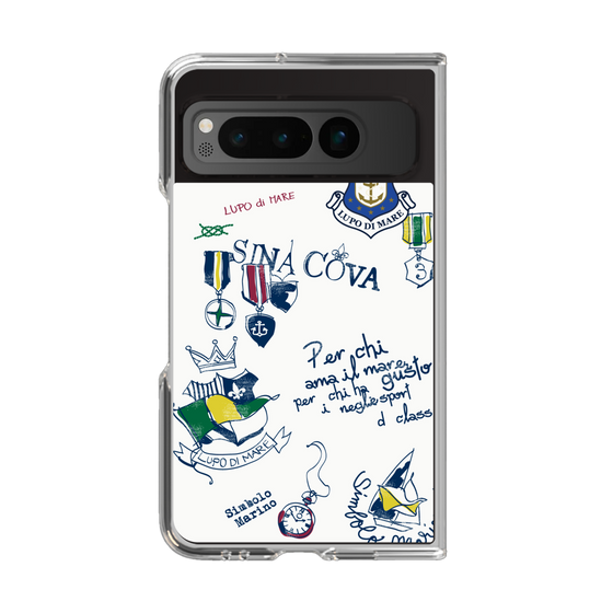 Clear Case［ SINA COVA - All-Over Marine Motif ］