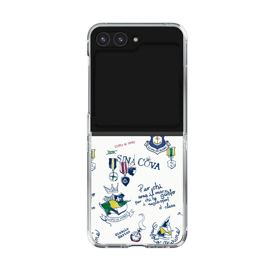 Clear Case［ SINA COVA - All-Over Marine Motif ］