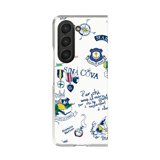 Clear Case［ SINA COVA - All-Over Marine Motif ］
