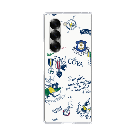 Clear Case［ SINA COVA - All-Over Marine Motif ］