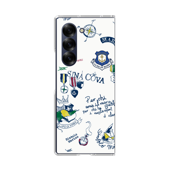 Clear Case［ SINA COVA - All-Over Marine Motif ］