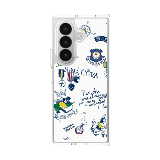 Clear Case［ SINA COVA - All-Over Marine Motif ］