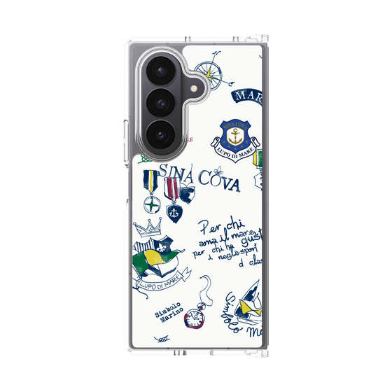 Clear Case［ SINA COVA - All-Over Marine Motif ］