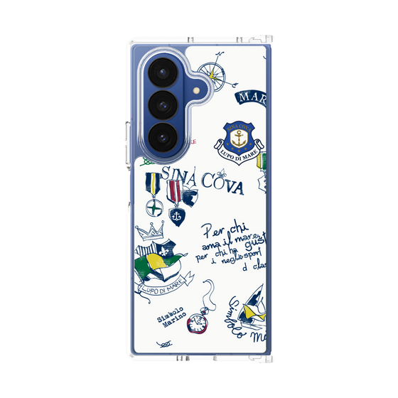 Clear Case［ SINA COVA - All-Over Marine Motif ］