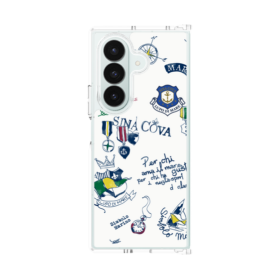 Clear Case［ SINA COVA - All-Over Marine Motif ］
