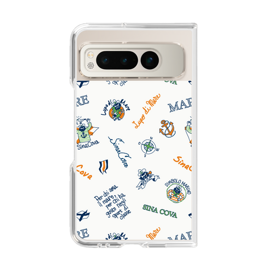 Clear Case［ SINA COVA - All-Over Captain Pattern ］