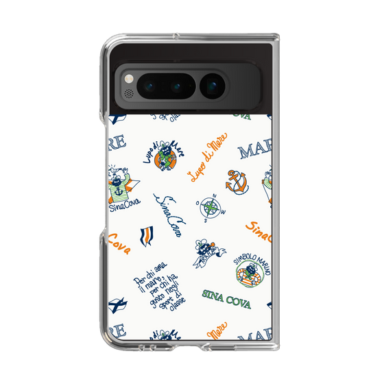Clear Case［ SINA COVA - All-Over Captain Pattern ］