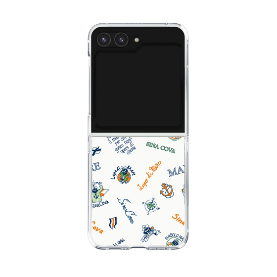 Clear Case［ SINA COVA - All-Over Captain Pattern ］