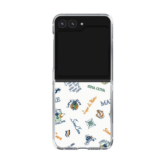 Clear Case［ SINA COVA - All-Over Captain Pattern ］