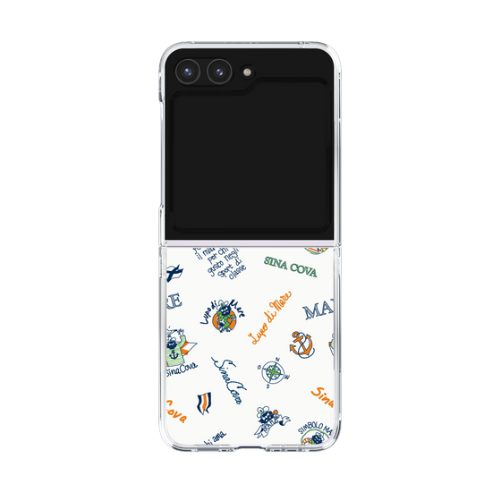 Clear Case［ SINA COVA - All-Over Captain Pattern ］