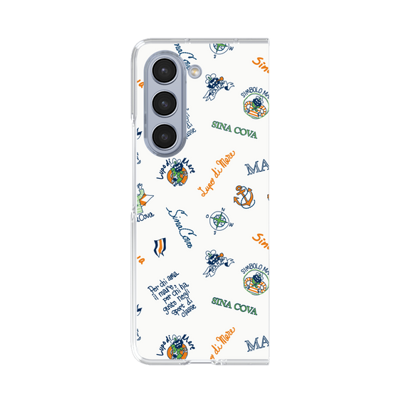 Clear Case［ SINA COVA - All-Over Captain Pattern ］
