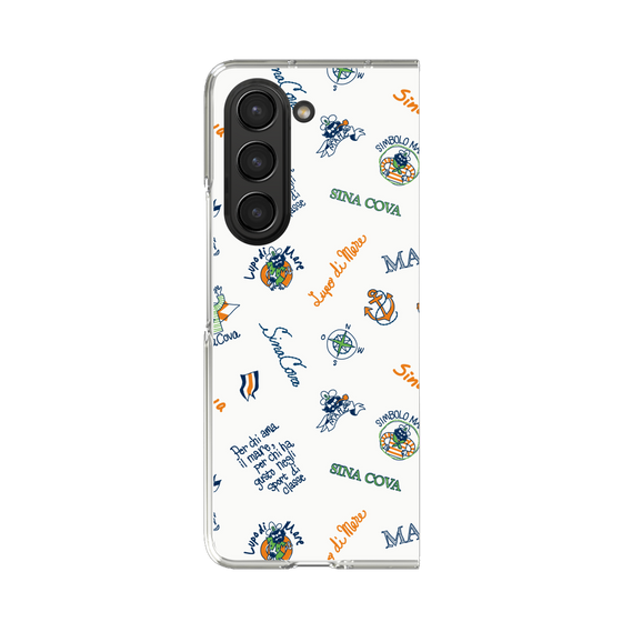 Clear Case［ SINA COVA - All-Over Captain Pattern ］